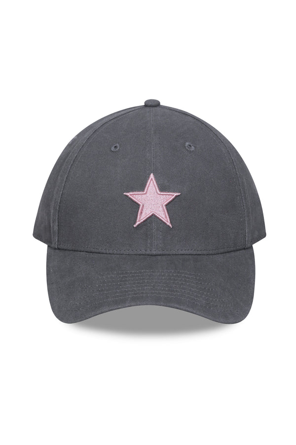 Dark Gray_Pink Star