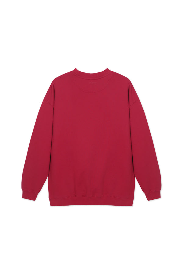 Sweatshirt_ Red Crewneck Diana Patch