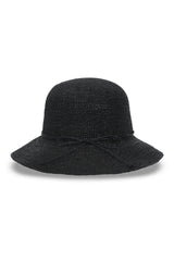 New Black Raffia_Bucket Hat