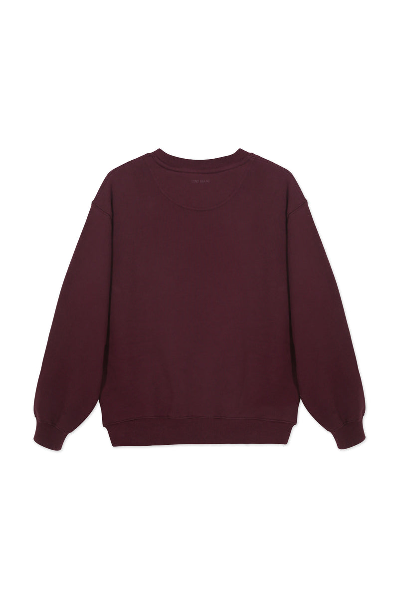 Sweatshirt_ Burgundy Crewneck LGND Brand