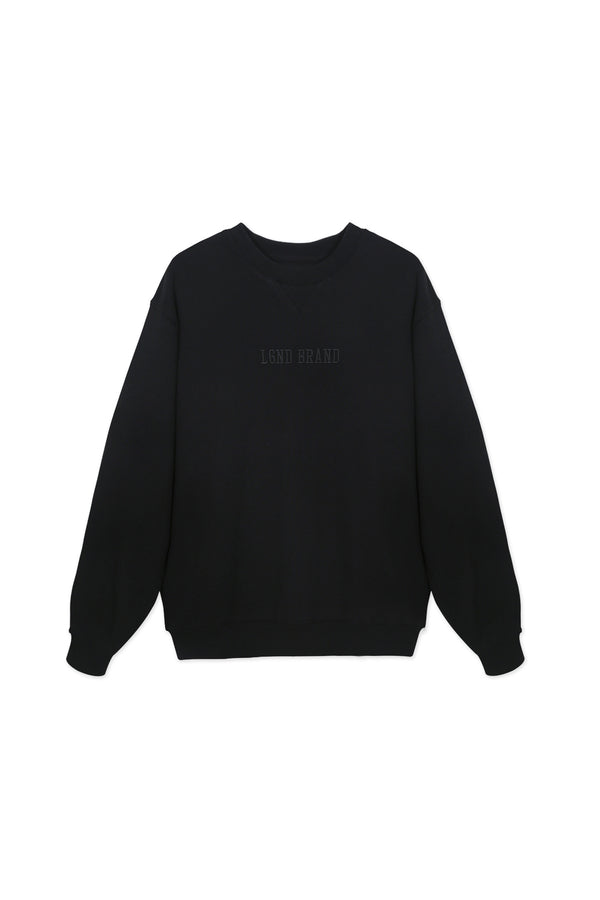 Sweatshirt_ Black Crewneck LGND Brand