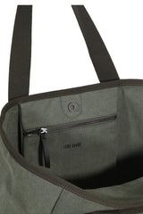 New Canvas Strap Tote Bag_Green