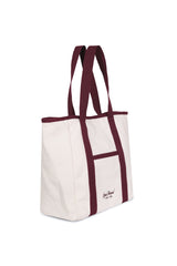 New Canvas Strap Tote Bag_Burgundy