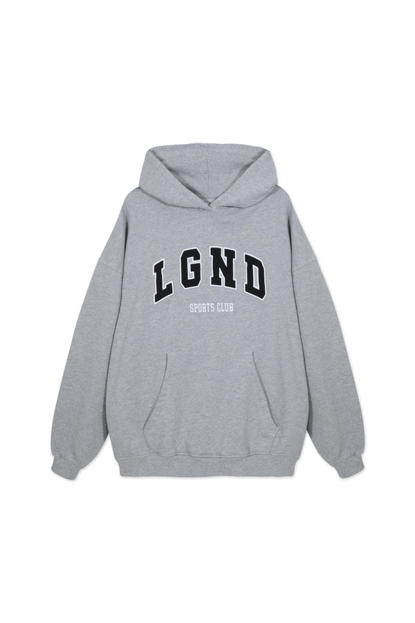 Sweatshirt_ Gray & Black Hoodie LGND Sport Club