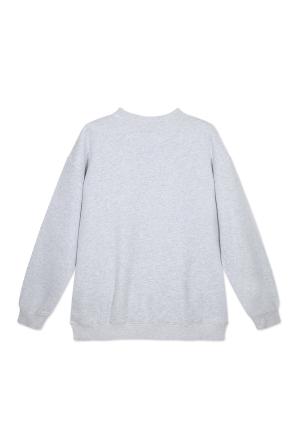 Sweatshirt_ Light Gray Crewneck LB Insignia