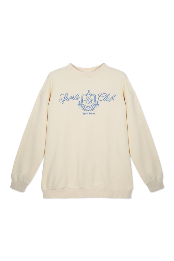 Sweatshirt_ Yellow Crewneck Sport Club