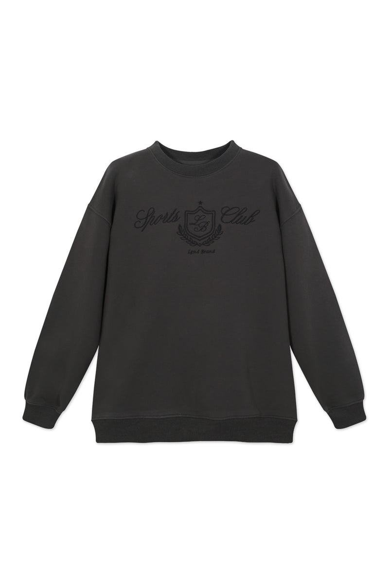 Sweatshirt_ Charcoal Crewneck Sport Club