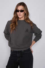 Sweatshirt_ Charcoal Crewneck Minimal