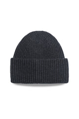 Kids Beanie_Charcoal Light Blue Star