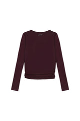 Ballarina_Top Burgundy