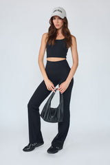 Straight Leg_Legging Black