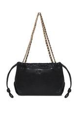 Gold Chain_Black Scrunchie Medium