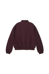 Bomber_Jacket Black/Burgundy