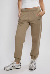 Cuffed Leg_Taupe Sweatpant