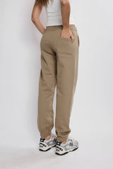 Cuffed Leg_Taupe Sweatpant