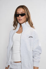 Sweatshirt_Light Gray_Mock Neck LGND BRAND