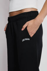 Straight Leg Relaxed_Black Sweatpant
