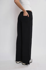 Straight Leg Relaxed_Black Sweatpant