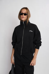 Sweatshirt_Black_Mock Neck LGND BRAND