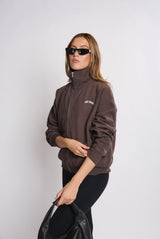 Sweatshirt_Coffee_Mock Neck LGND BRAND