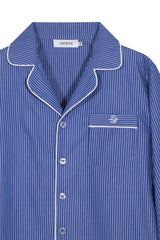 Pijama_Striped Navy Short Set
