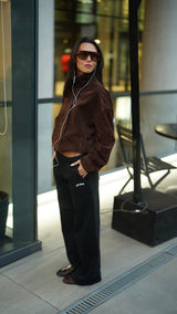 Straight Leg Relaxed_Black Sweatpant