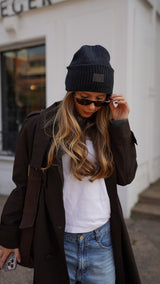 Beanie_Charcoal Label