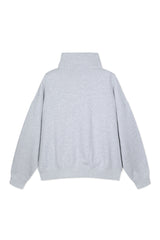 Sweatshirt_Light Gray Mock Neck Black LGND BRAND