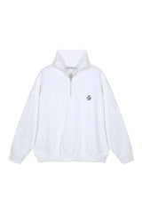 Sweatshirt_Off White_Mock Neck LB