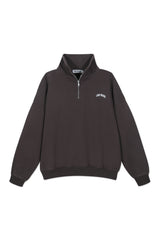 Sweatshirt_Coffee Half Zipper Mock Neck LGND BRAND