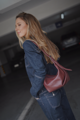 Hobo_Burgundy Leather Bag