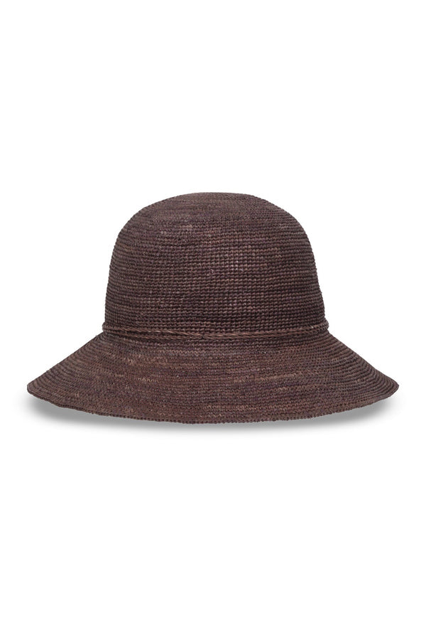 Brown Raffia_Bucket Hat