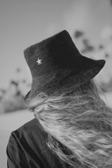 Black Raffia_Bucket Hat