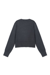 Knit Cardigan_Charcoal