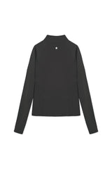 Long Sleeve_Zip Up Charcoal
