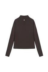 Long Sleeve_Zip Up Coffee Espresso