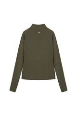 Long Sleeve_Zip Up Green