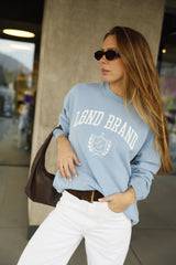 Sweatshirt_ Light Blue Crewneck LB Insignia