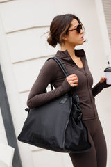 Long Sleeve_Zip Up Coffee Espresso