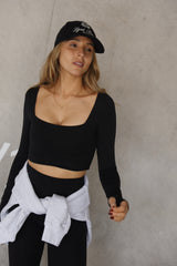 Long Sleeve_Bra Black