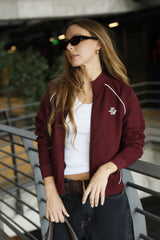 Sweat Jacket_Burgundy LB