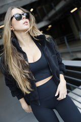 Halter_ Bra Black