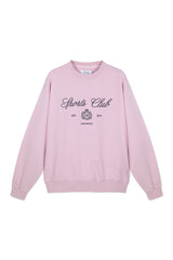 Sweatshirt_Light Pink Crewneck Sport Club Insignia