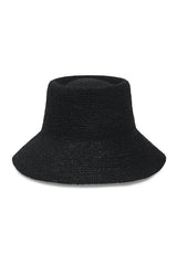 Black Raffia_Bucket Hat