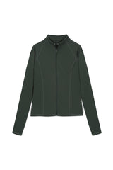 Long Sleeve_Zip Up New Green
