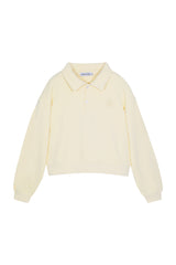 Polo Sweatshirt_Light Yellow