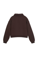 Polo Sweatshirt_Coffee