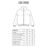 Sweat Jacket_Ribbon Mockneck Red