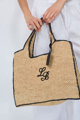 Raffia_ Tote Bag Duo