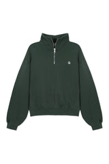 Sweatshirt Green_Midi Mock Neck LB